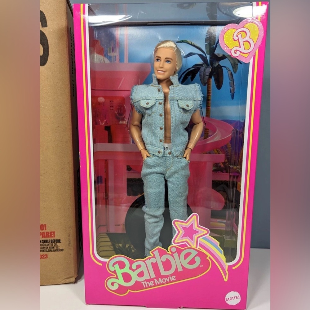 The Barbie Movie Ryan Gosling as Ken w/ signature boxers. Mint Cond. Collectible